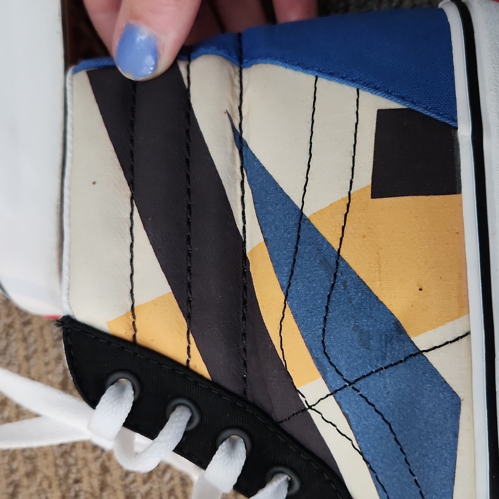 Vans + MoMA Sk8Hi Lyubov Popova Sneakers Men's Size 7 Women's Size 8.5 - Picture 12 of 16